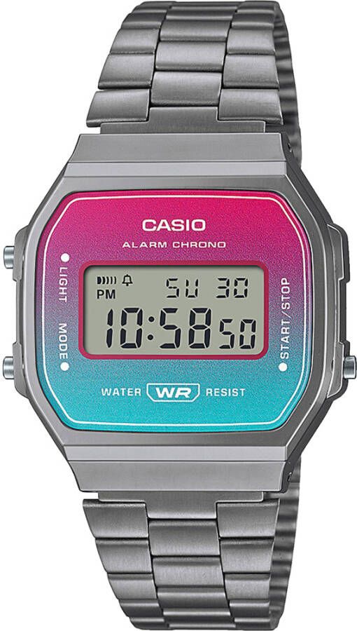 Casio Vintage A168WERB 2AEF Retro Vaportheme horloge