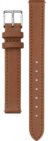 cluse Horlogebandjes Strap 12 mm Leather Silver Colored Lichtbruin