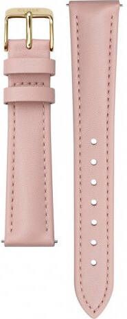 cluse Horlogebandjes Strap 16 mm Leather Gold colored Roze