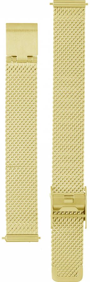 cluse Horlogebandjes Strap 12 mm Mesh Gold Plated Goudkleurig
