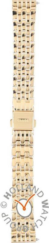 cluse Horlogebandjes 5 Link Strap 16 mm Goudkleurig