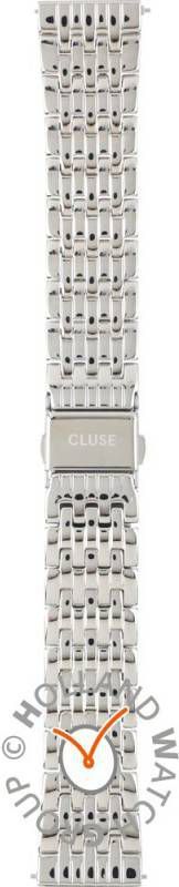 cluse Horlogebandjes Multi Link Strap 18 mm Zilverkleurig
