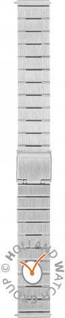 cluse Horlogebandjes Strap Single Link Steel 16 mm Zilverkleurig