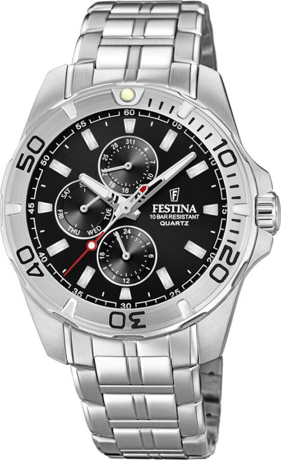 Festina Orologio Multifunzione Collezione Multifunction , Grijs, Heren