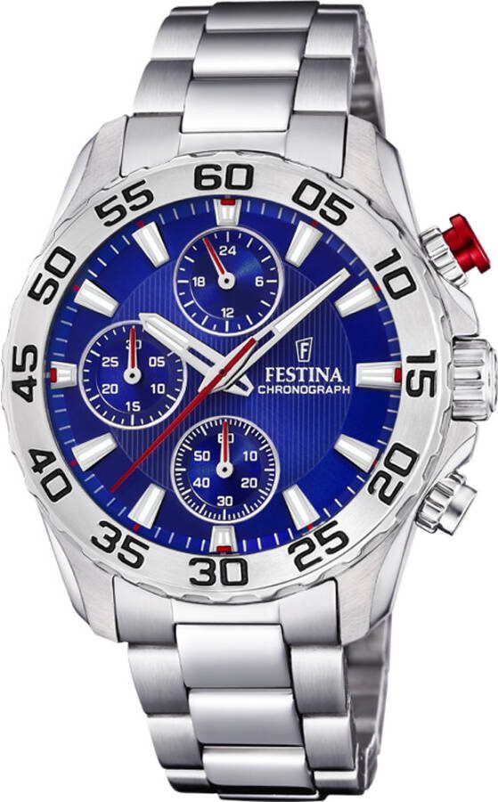 Festina Orologio Bambino Cronografo Collezione Junior , Grijs, Heren