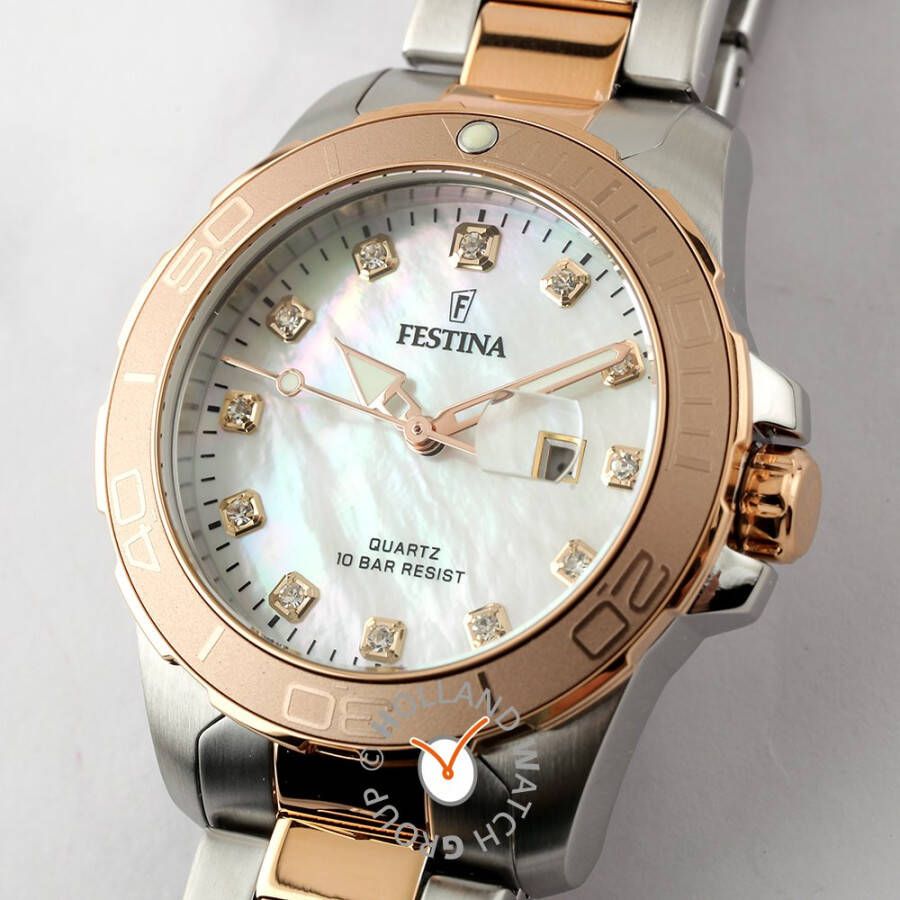 Festina Horloges Watch Boyfriend collection Rosé, goudkleurig