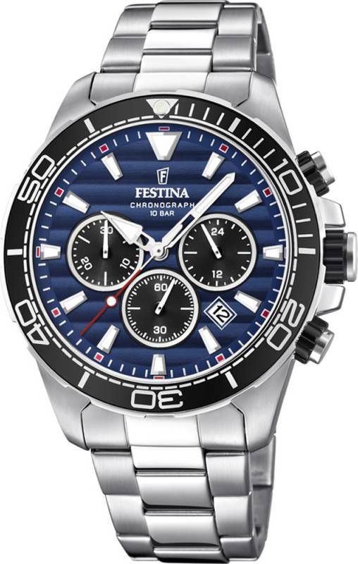 Festina Orologio Uomo Cronografo Prestige , Grijs, Heren
