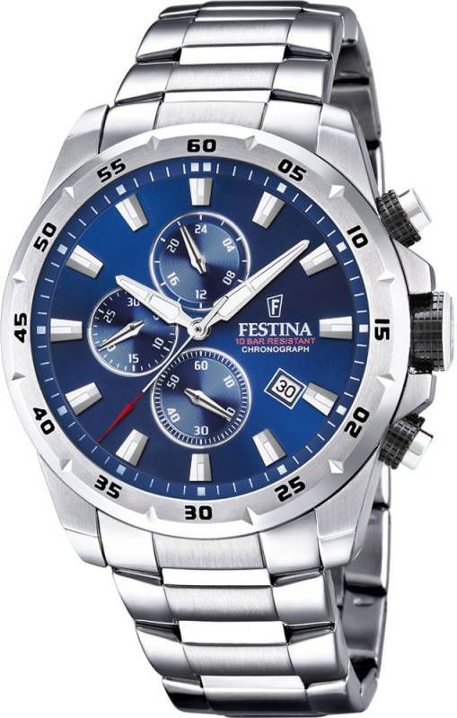 Festina Orologio Cronografo Chrono Sport , Grijs, Heren