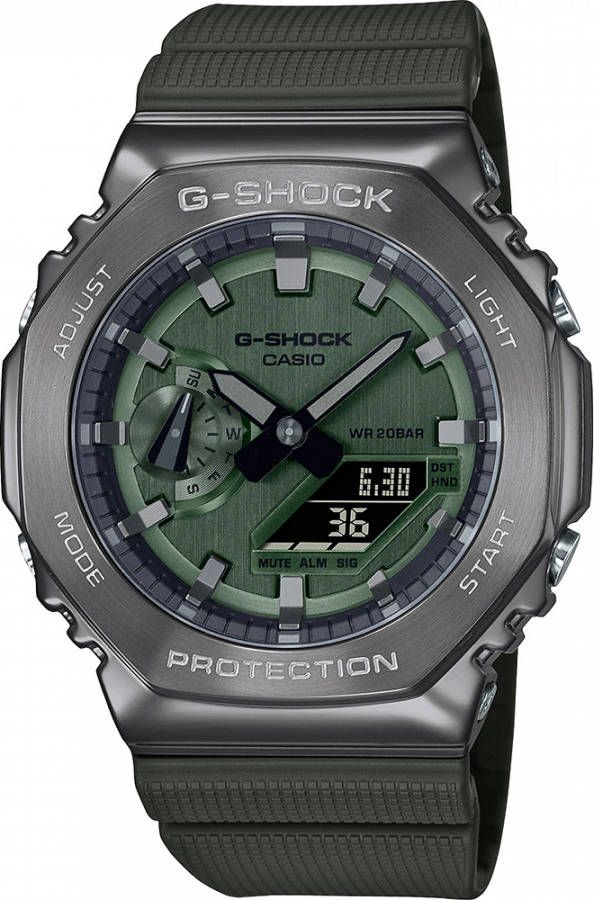 G-SHOCK G Shock Classic Style GM 2100B 3AER Metal Covered CasiOak horloge