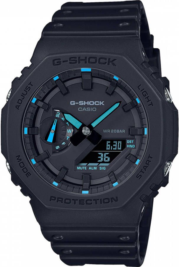 G-SHOCK G Shock Classic Style GA 2100 1A2ER Neon Accent horloge