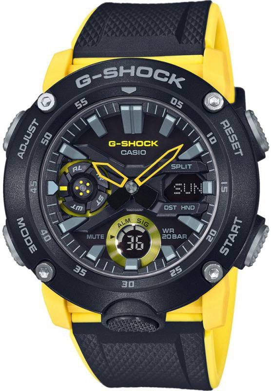 G-SHOCK G Shock Classic Style GA 2000 1A9ER Carbon Core horloge