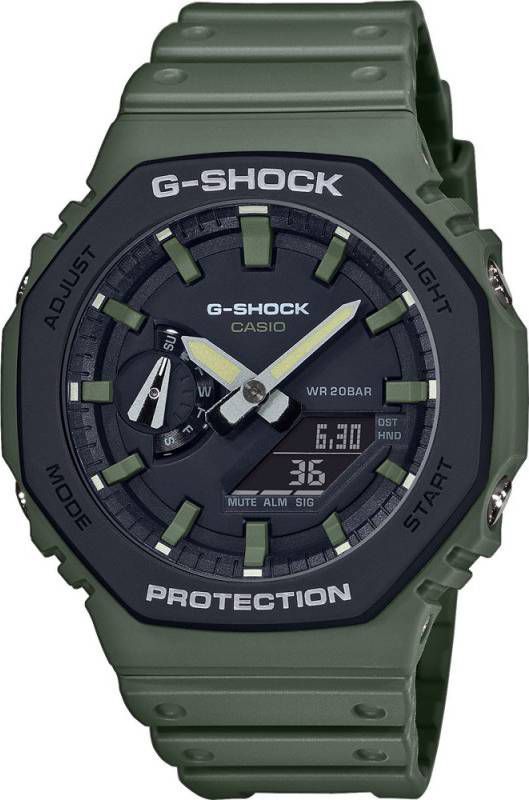 G-SHOCK G Shock Classic Style GA 2110SU 3AER Carbon Core Classic horloge