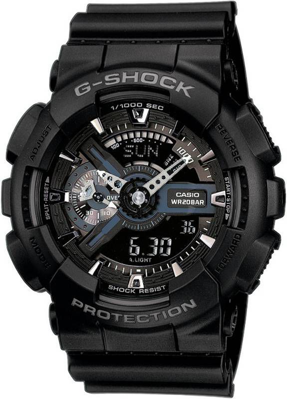 G-SHOCK G Shock Classic Style GA 110 1B Ana Digi horloge