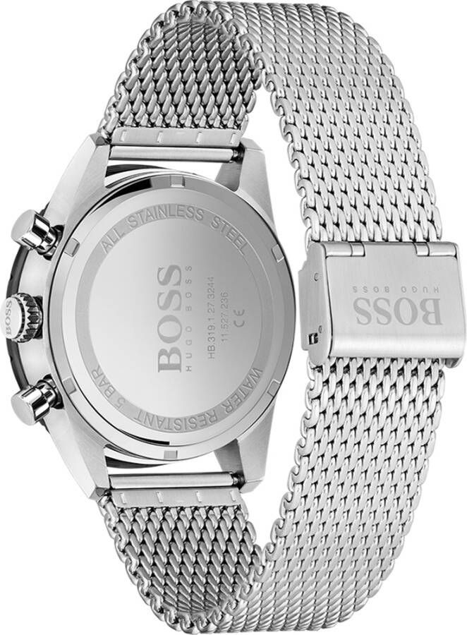 Boss Horloges Watch Pilot Edition Chrono Zilverkleurig