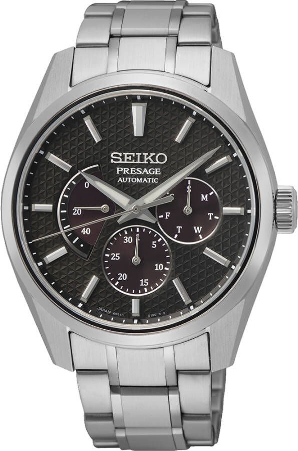 Seiko Sharp Edged SPB307J1 Presage Sharp Edged â, €, ˜, Kurotobiâ, €, ™ Russet horloge