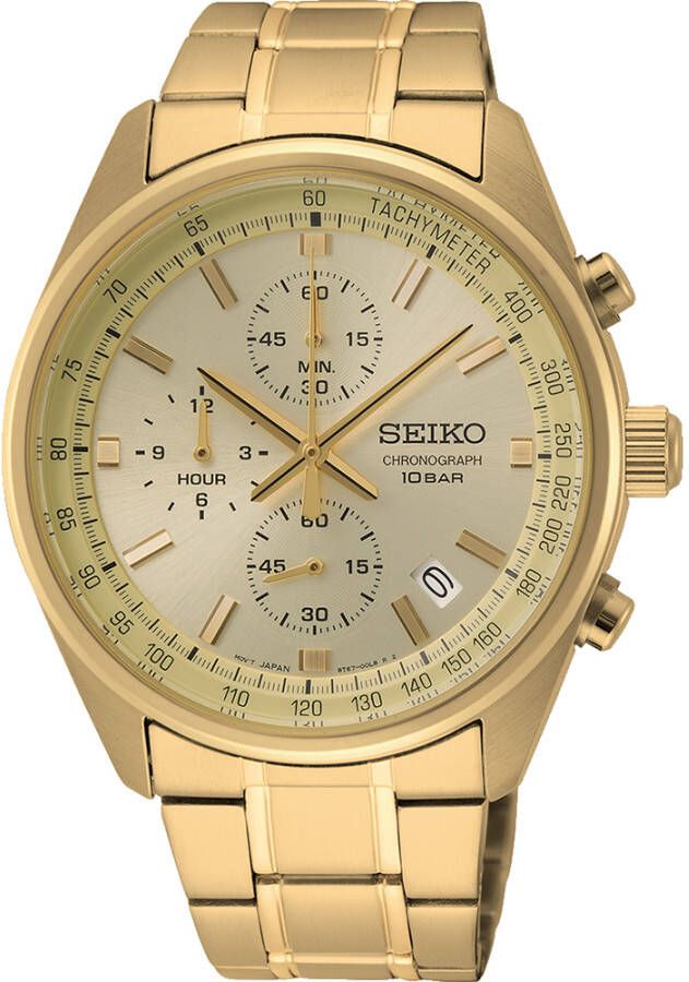 Seiko Horloges SSB382P1 Goudkleurig