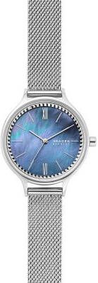 Skagen horloge Anita SKW2862 zilverkleur/blauw