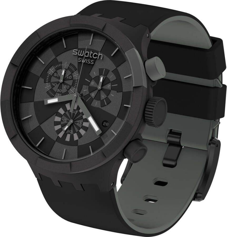 Swatch Big Bold SB02B400 Racing Pirate horloge