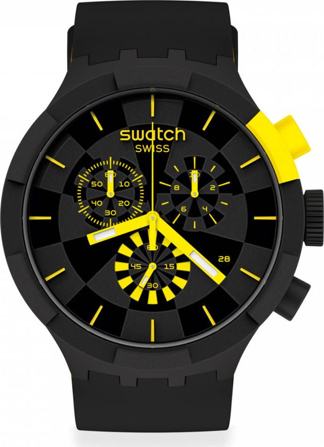 Swatch Big Bold SB02B403 Racing Pleasure horloge