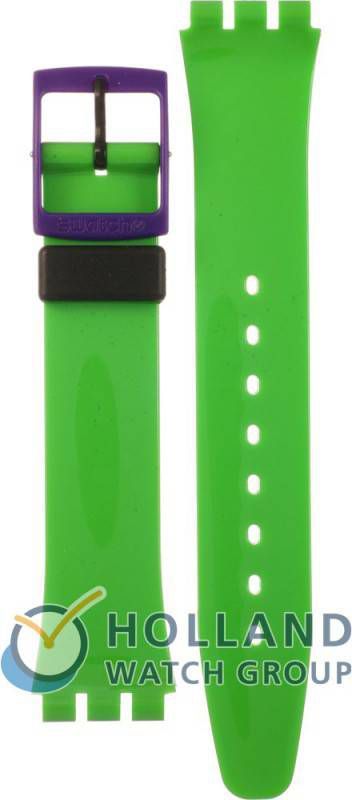 Swatch Standard Gents Strap AGB267 GB267 Green 'N Violet Horlogeband