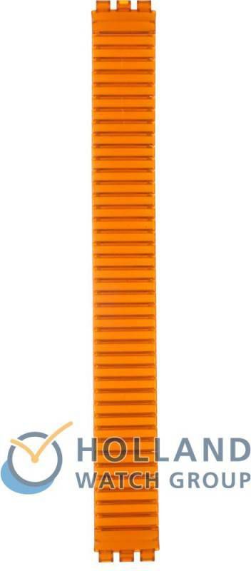 Swatch Standard Gents Strap AGK239A GK239 Virtual Orange Large Horlogeband