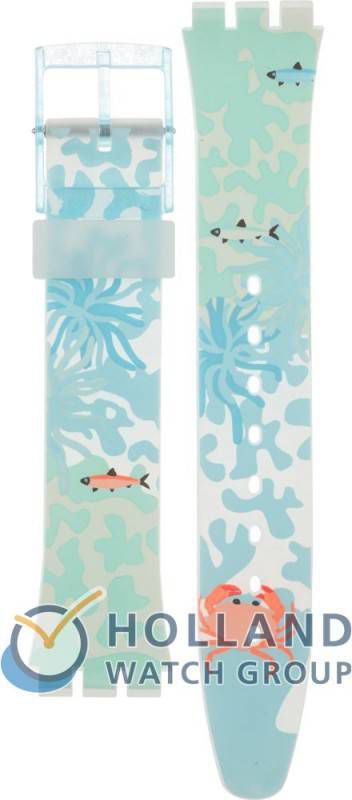 Swatch Straps AGL121 GL121 Piscina Horlogeband