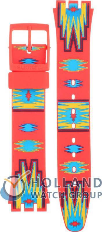 Swatch Standard Gents Strap AGR161 GR161 Strawberry Margarita Horlogeband