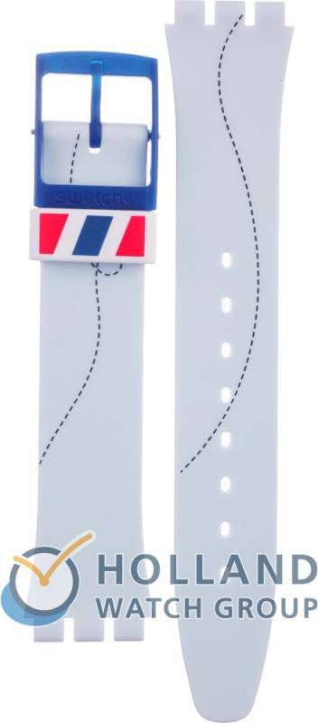 Swatch Straps AGS151 GS151 Par Avion Horlogeband