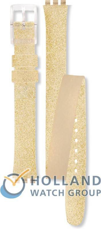 Swatch Standard Ladies Strap ALK351C LK351C Goldendescent Horlogeband