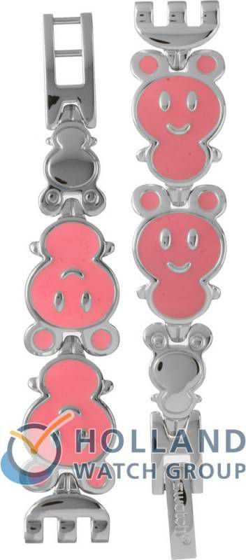 Swatch Standard Ladies Strap ALM132GC LM132G Pink Dolls Small Horlogeband