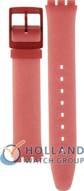 Swatch Skin Strap ASFR103 SFR103 Burgundy Softness Horlogeband
