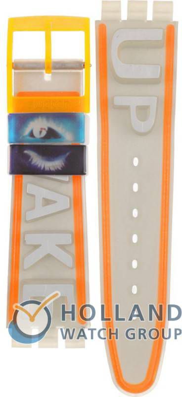 Swatch Aquachrono Strap ASBZ104 SBZ104 Wake Up Horlogeband