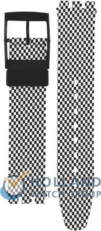 Swatch Chrono Strap ASCB116 SCB116 Chess Horlogeband