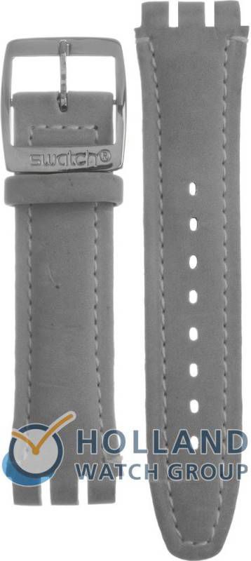 Swatch Irony Chrono Strap AYCS403 YCS403 Secret Agent Light Grey Horlogeband