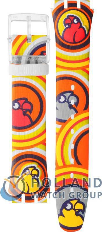 Swatch Standard Gents Strap AGE186 GE186 Bird Twister Horlogeband
