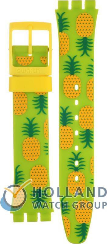 Swatch Standard Gents Strap AGG218 GG218 Exotic Wave Horlogeband