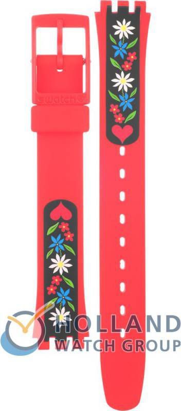 Swatch Standard Ladies Strap ALR129 LR129 Roetli Horlogeband