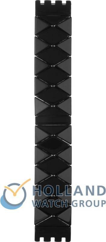 Swatch Square Strap ASUBB127B SUBB127 Chalkboard Strap Small Horlogeband