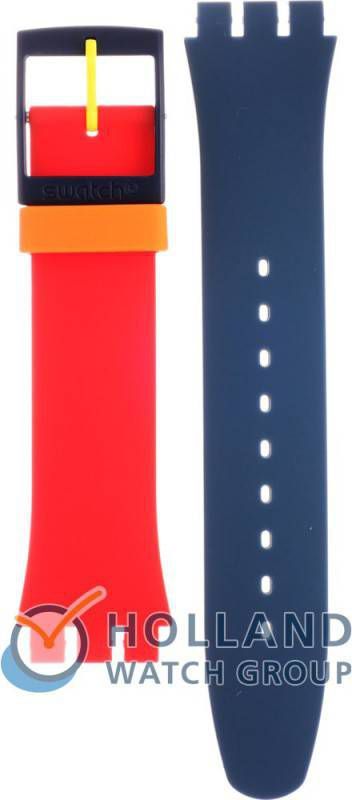 Swatch NewGent Strap ASUOS101 SUOS101 Color My Lacquered Horlogeband
