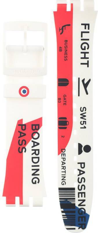 Swatch NewGent Strap ASUOW141 SUOW141 Go To Gate Horlogeband