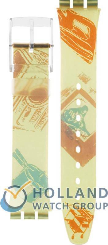 Swatch Standard Gents Strap AGG145 GG145 Windmeal Horlogeband