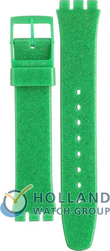 Swatch Standard Gents Strap AGG213 GG213 Deep Shine Green Horlogeband