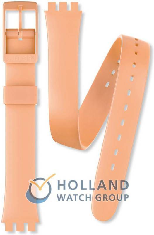Swatch Standard Ladies Strap ALO103C LO103C Honey Melon Horlogeband