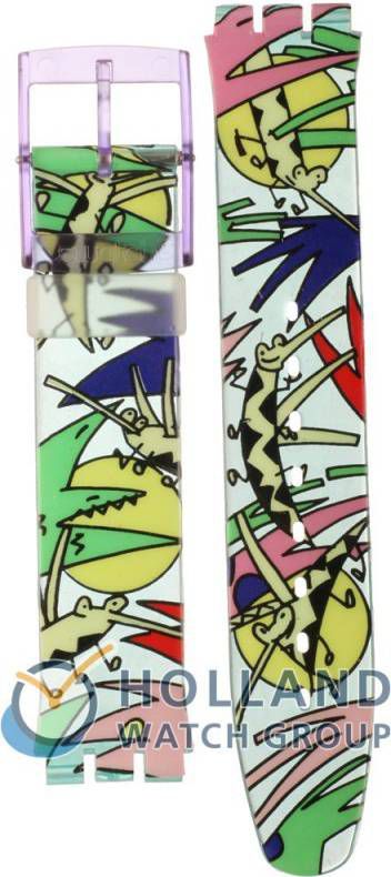 Swatch Scuba Strap ASDV900 SDV900 Jungle Horlogeband