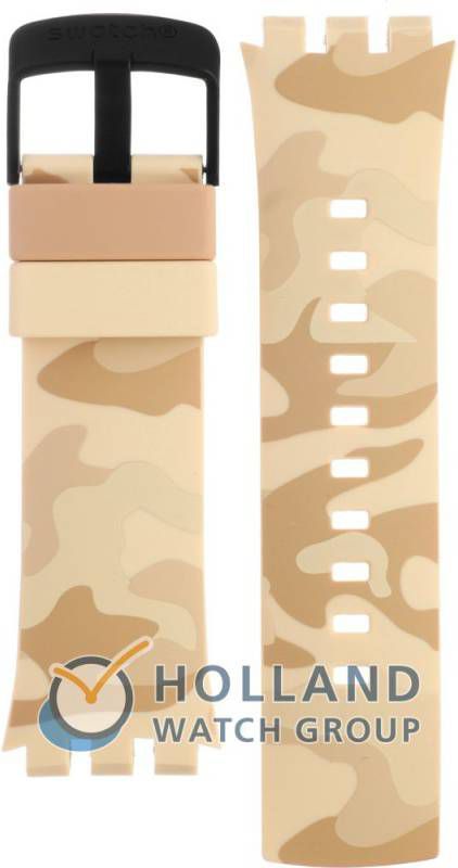 Swatch Touch Strap ASURC102 SURC102 Sandstorm Horlogeband