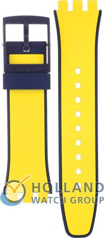 Swatch New Chrono Plastic Strap ASUSJ401 SUSJ401 Solleore Strap Horlogeband