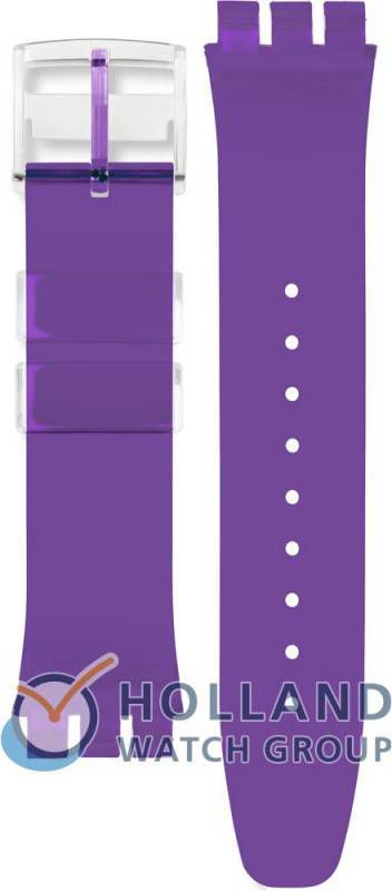 Swatch Scuba Libre Strap ASUUK106 SUUK106 Berry Tini Horlogeband