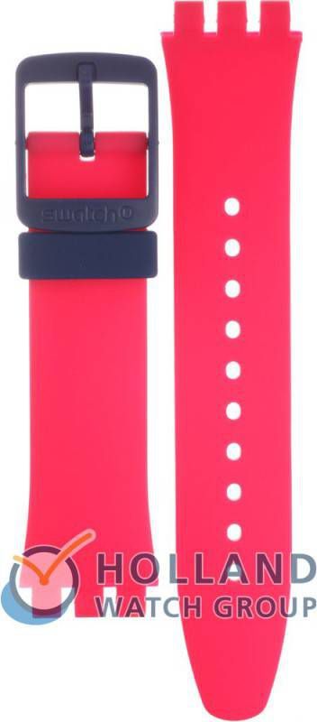 Swatch Sistem 51 Strap ASUTR401 SUTR401 Sistem Pink Horlogeband