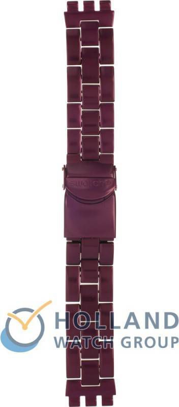 Swatch Diaphane Strap ASVCK4048AG SVCK4048AG Full Blooded Blueberry Horlogeband
