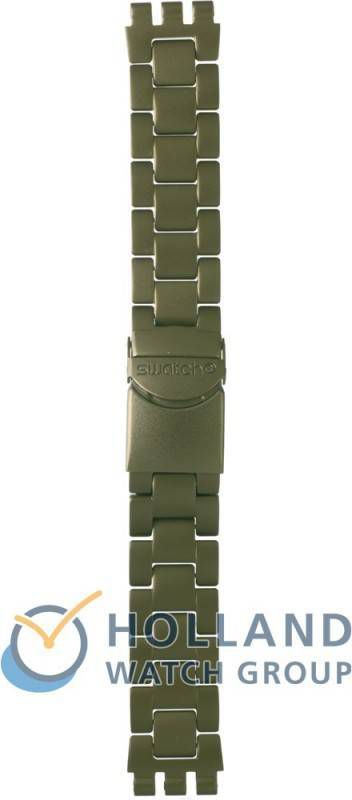 Swatch Irony Chrono Strap AYCM4002AG YCM4002AG Green Coat Horlogeband